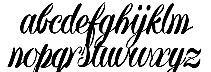 Yugoslavia Font LOWERCASE