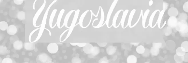 Yugoslavia フォント examples