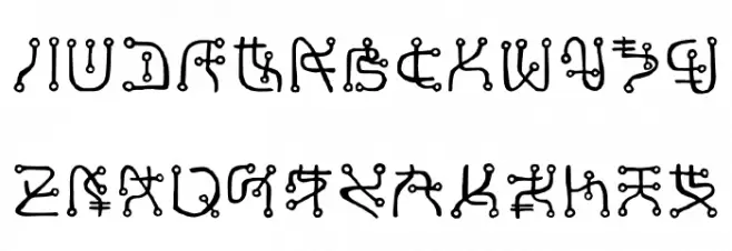Yuiangel 111 You Cannot Regular Шрифта ВЕРХНИЙ