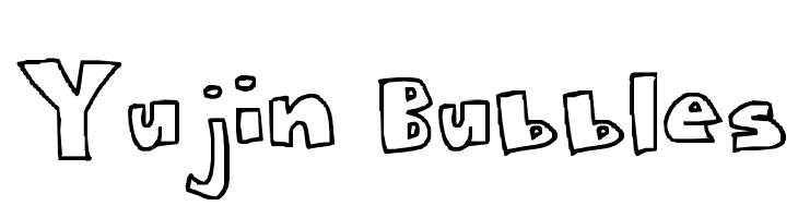 Yujin Bubbles  免费字体下载