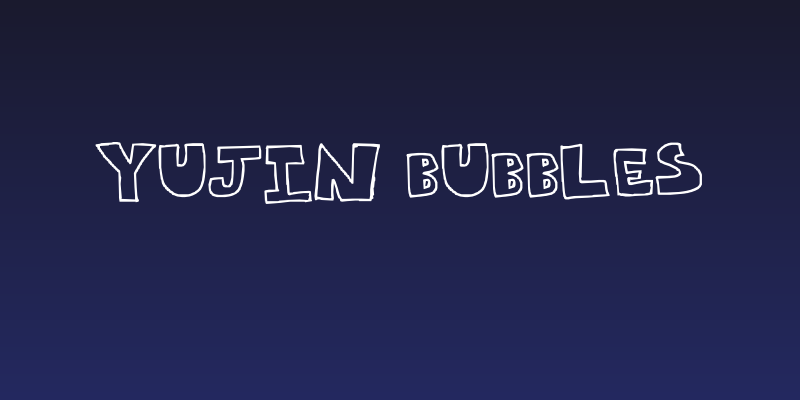 Yujin Bubbles Social Header