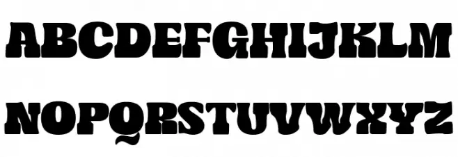 Yuk Ngexi trial Regular Caratteri MAIUSCOLE