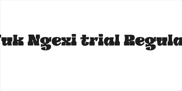 Yuk Ngexi trial Regular Logo