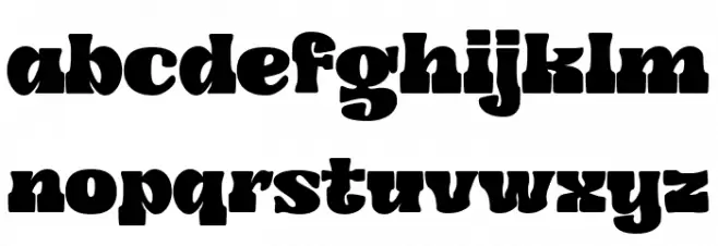 Yuk Ngexi trial Regular Caratteri MINUSCOLO