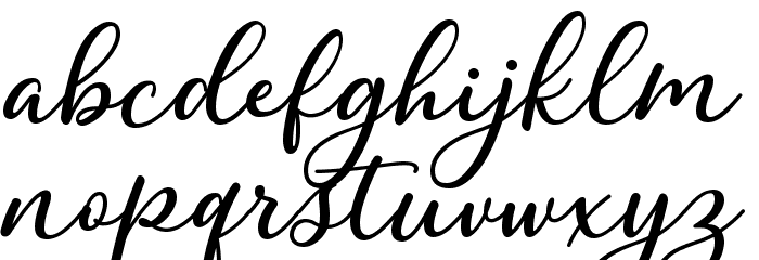 Yukikato Font LOWERCASE