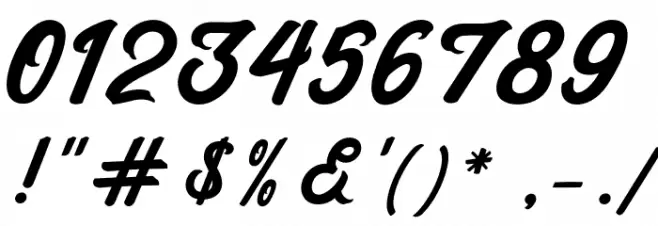 Yuko Regular Font OTHER CHARS