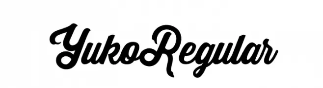 Yuko Regular  font caratteri gratis