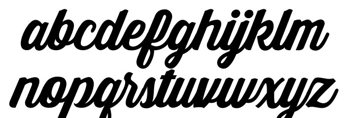 Yuko Regular Font LOWERCASE