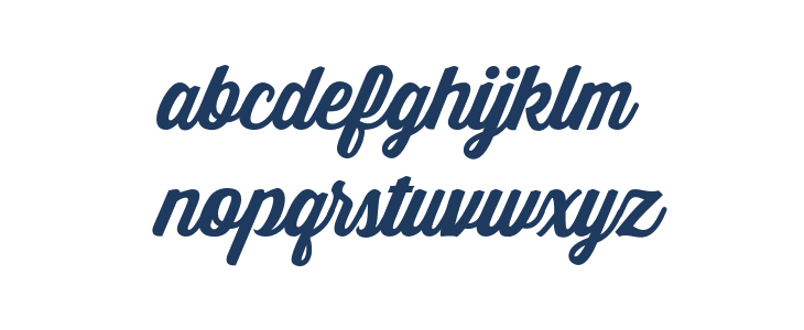 Yuko Regular Lowercase