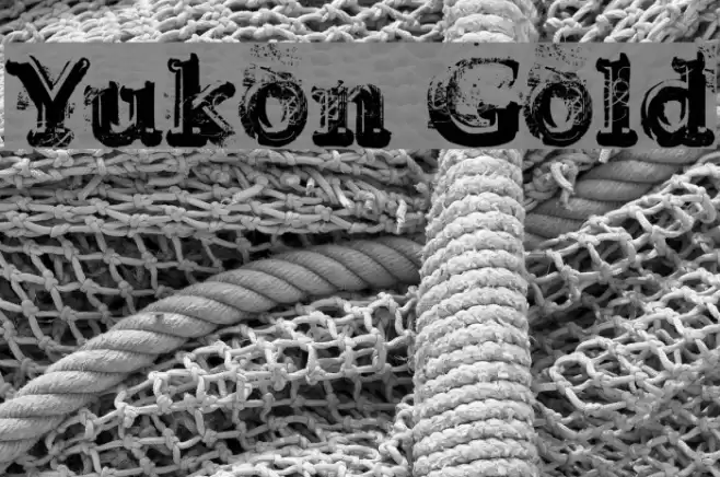 Yukon Gold Font examples