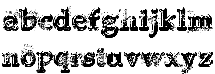 Yukon Gold Font LOWERCASE