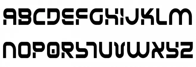 Yukon Tech Condensed Fonte MAIÚSCULAS