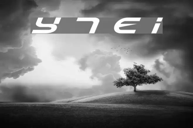 Yukon Tech Expanded Italic Font examples