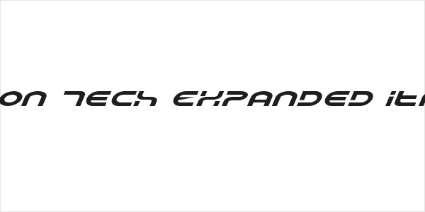 Yukon Tech Expanded Italic Logo