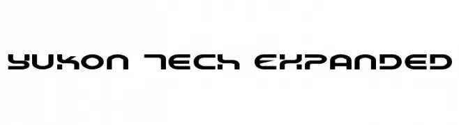Yukon Tech Expanded  Frei Schriftart Herunterladen