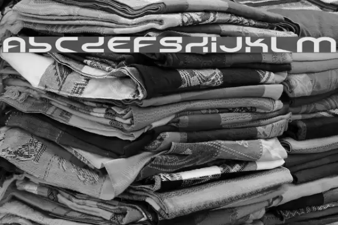 Yukon Tech Expanded Font examples