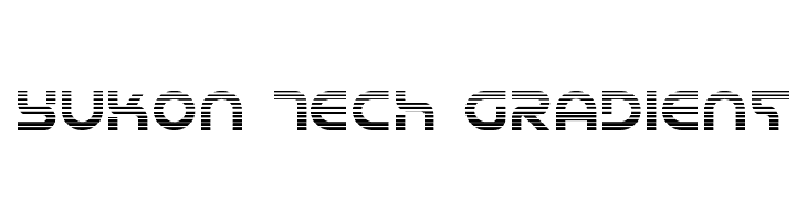 Yukon Tech Gradient  font caratteri gratis