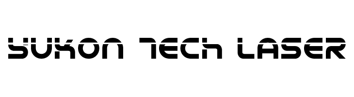 Yukon Tech Laser  Frei Schriftart Herunterladen