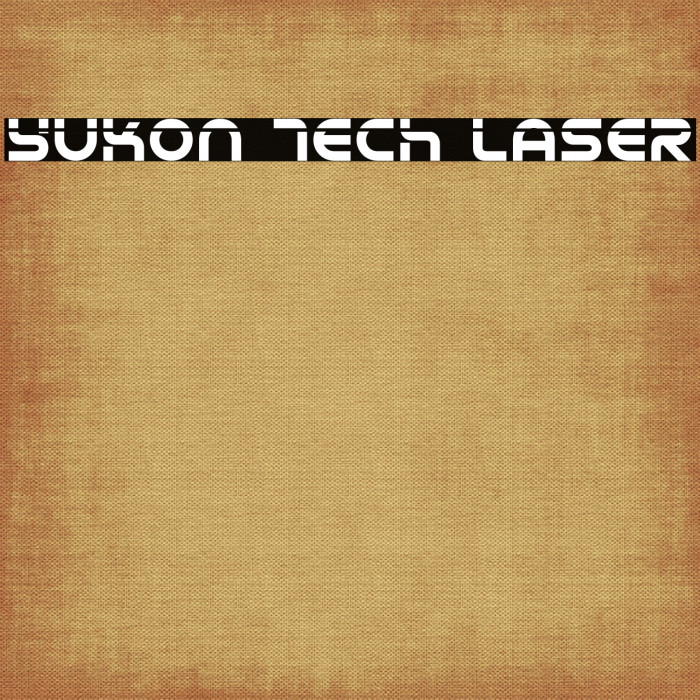 Yukon Tech Laser Font examples