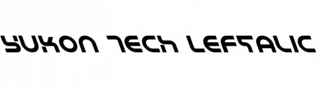 Yukon Tech Leftalic  Fuentes Gratis Descargar