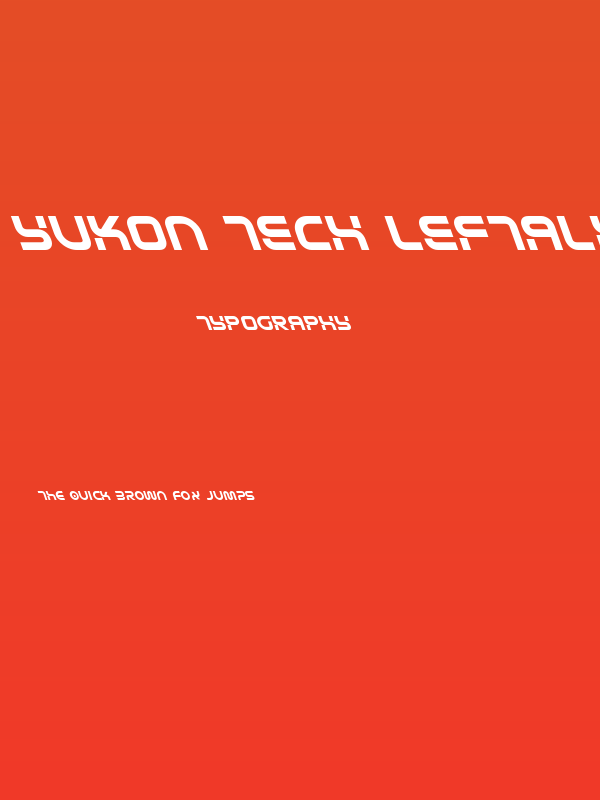 Yukon Tech Leftalic Poster