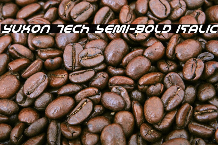 Yukon Tech Semi-Bold Italic Example 2