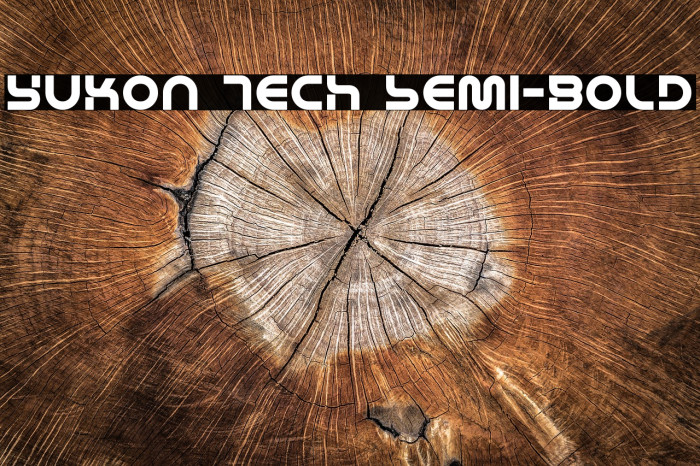 Yukon Tech Semi-Bold Example 3
