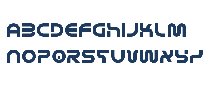 Yukon Tech Semi-Bold Lowercase