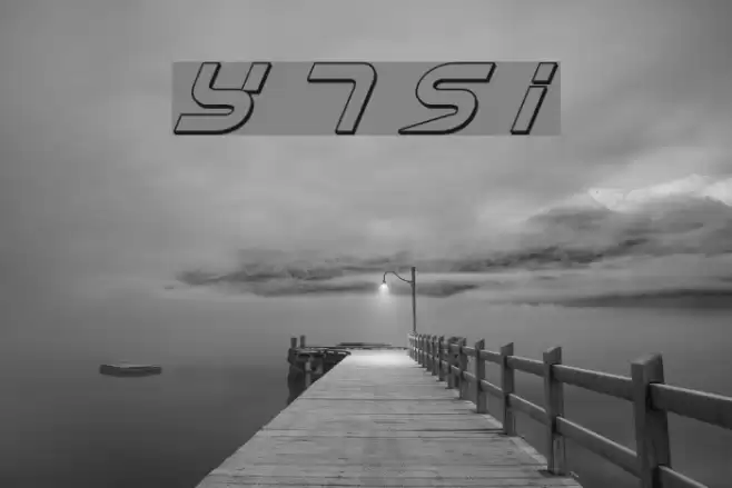 Yukon Tech Shadow Italic Font examples