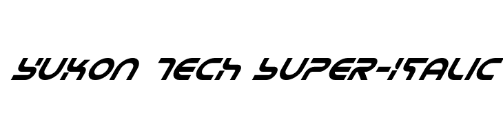 Yukon Tech Super-Italic  Fuentes Gratis Descargar