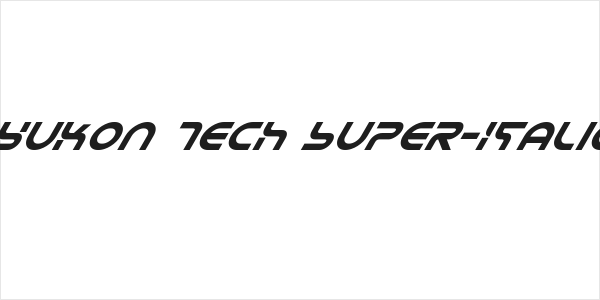 Yukon Tech Super-Italic Logo