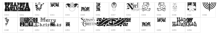 YuleLikeThisNF Character Map