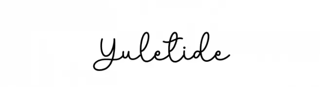 Yuletide  Frei Schriftart Herunterladen