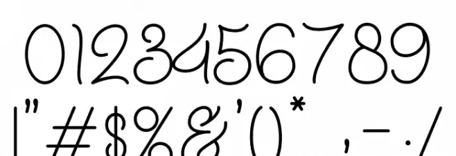 Yuletide Font OTHER CHARS