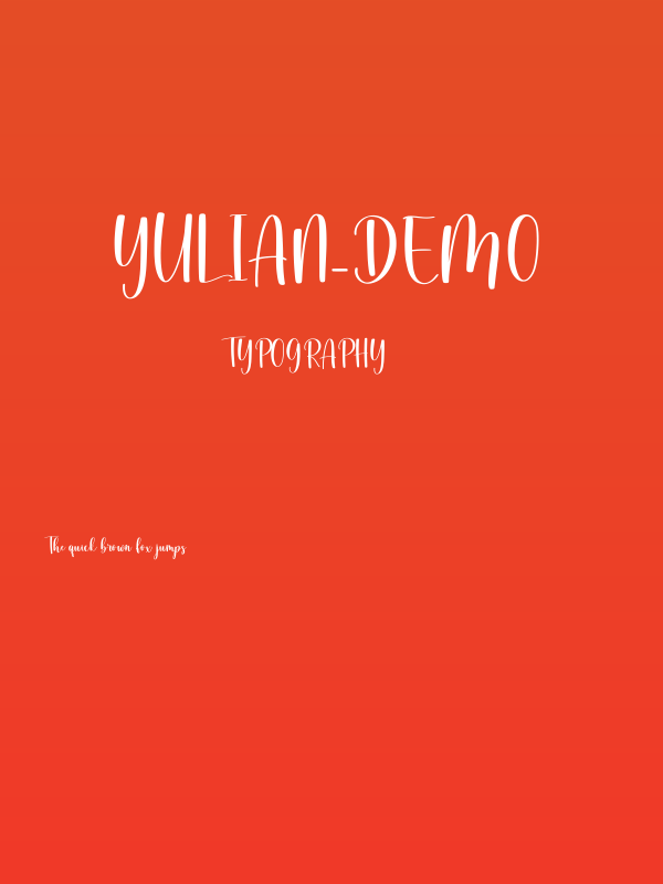 Yulian_DEMO Poster