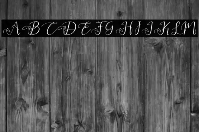 YulindaScript Font examples