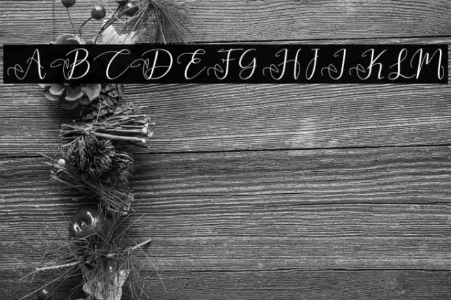 YulindaScript Font examples