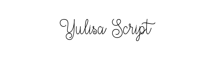 Yulisa Script Font - FFonts.net