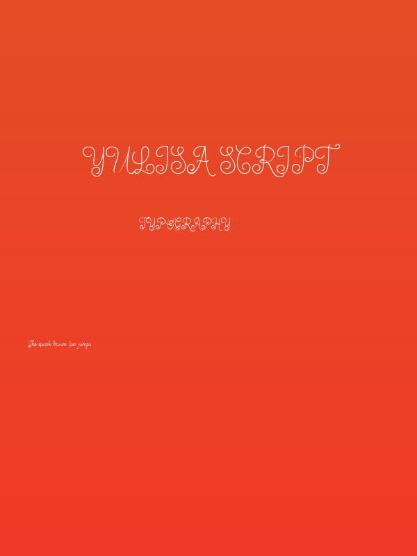 Yulisa Script Poster