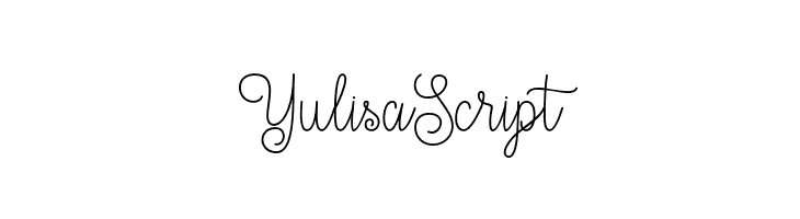 YulisaScript  font caratteri gratis