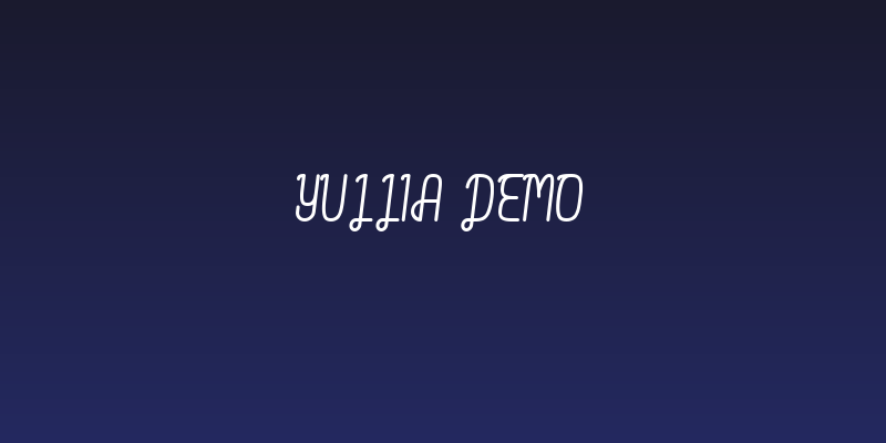 Yullia Demo Social Header
