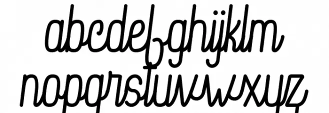 Yullia Demo Schriftart Kleinbuchstaben