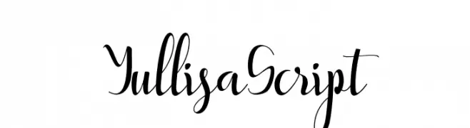 YullisaScript  Frei Schriftart Herunterladen
