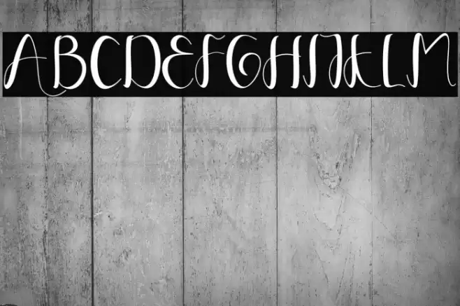 YullisaScript Font examples