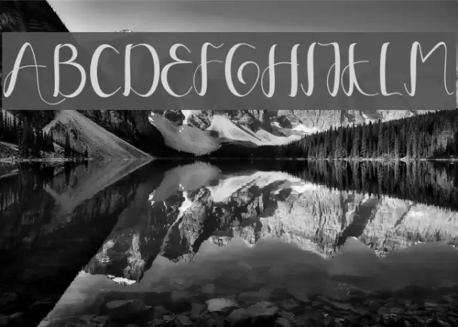 YullisaScript Font examples