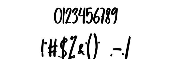 Yulmya Font OTHER CHARS