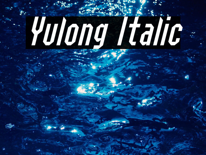 Yulong Italic Example 3