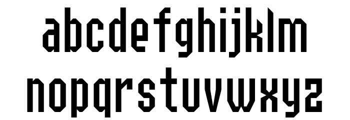 Yulong Font LOWERCASE