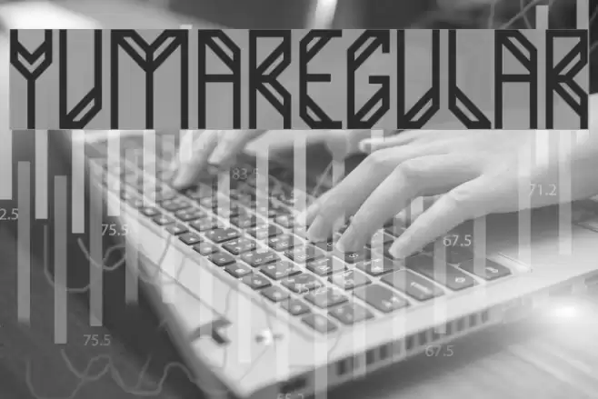 Yuma-Regular Font examples