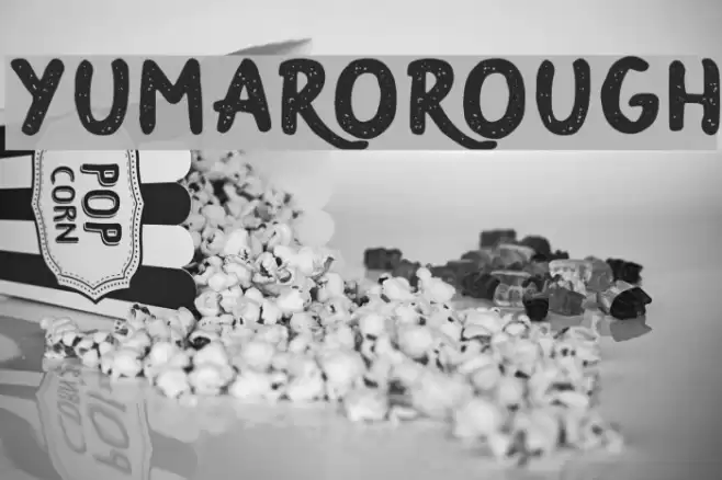YumaroRough Font examples